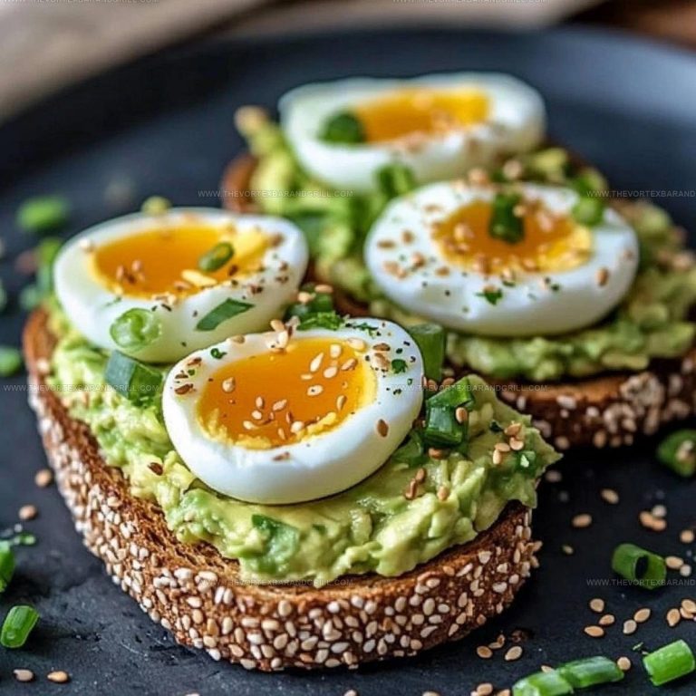 4748347 Avocado Toast with Soft Boiled Eggs Recipe