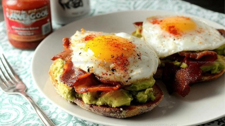 8249316 Avocado Toast with Bacon and Egg Recipe